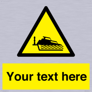 Custom warning grounding cruiser on lock cill